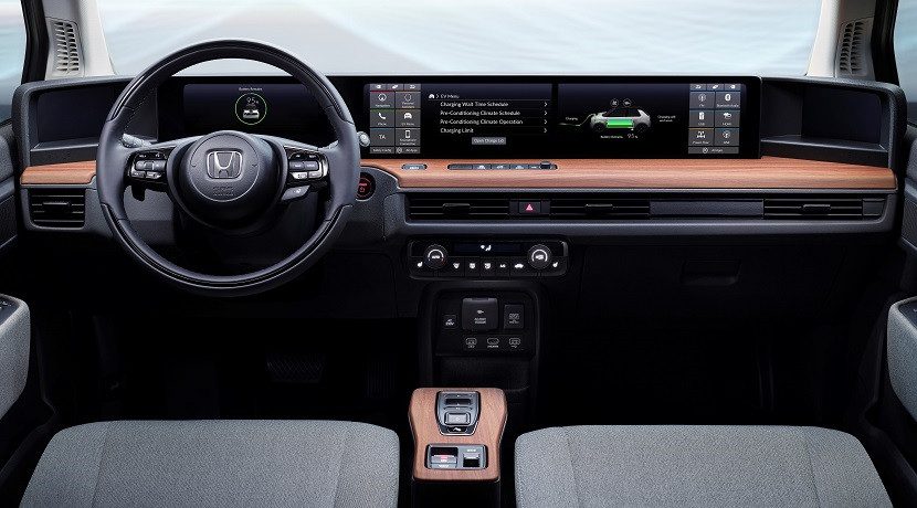 Interior of the Honda e Prototype 